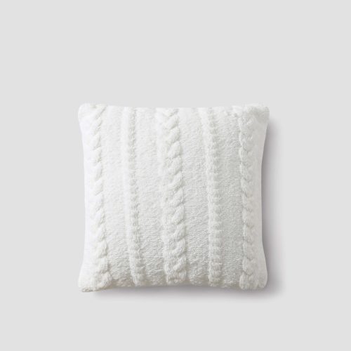 Sunday Citizen Braided Throw Pillow Off White 1