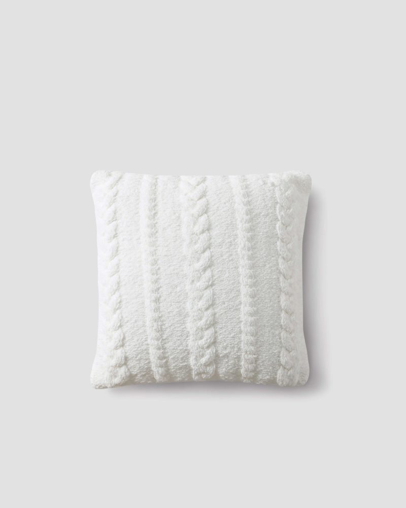 Sunday Citizen Braided Throw Pillow Off White 1