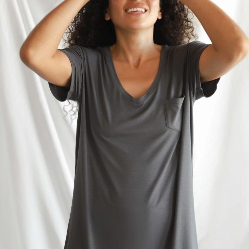 Sunday Citizen Butter Sleep Dress Coal 4