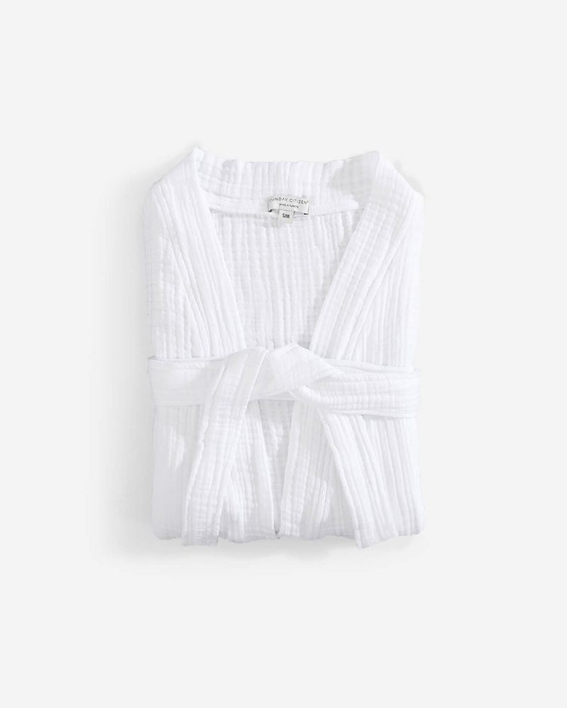 Sunday Citizen Muslin Kimono White