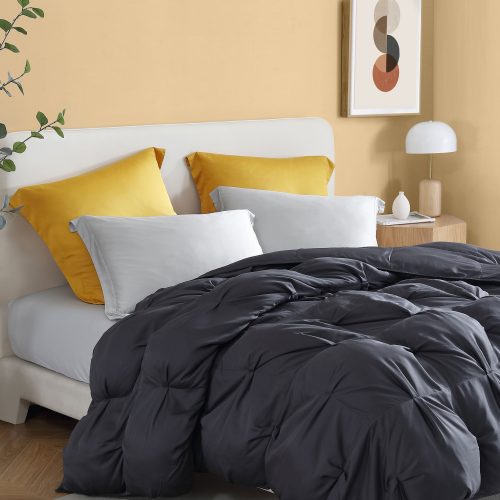 Sunday Citizen Premium Bamboo Bubble Comforter Coal