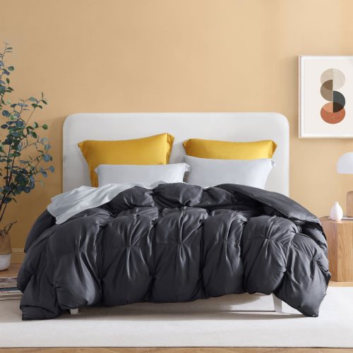 Sunday Citizen Premium Bamboo Bubble Comforter Coal 2