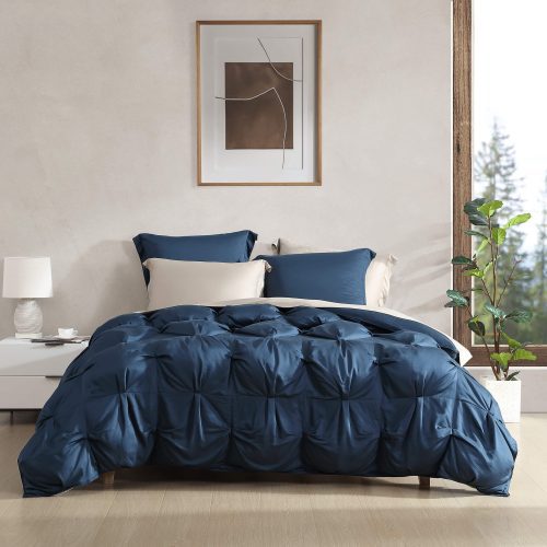 Sunday Citizen Premium Bamboo Bubble Comforter MIdnight 2