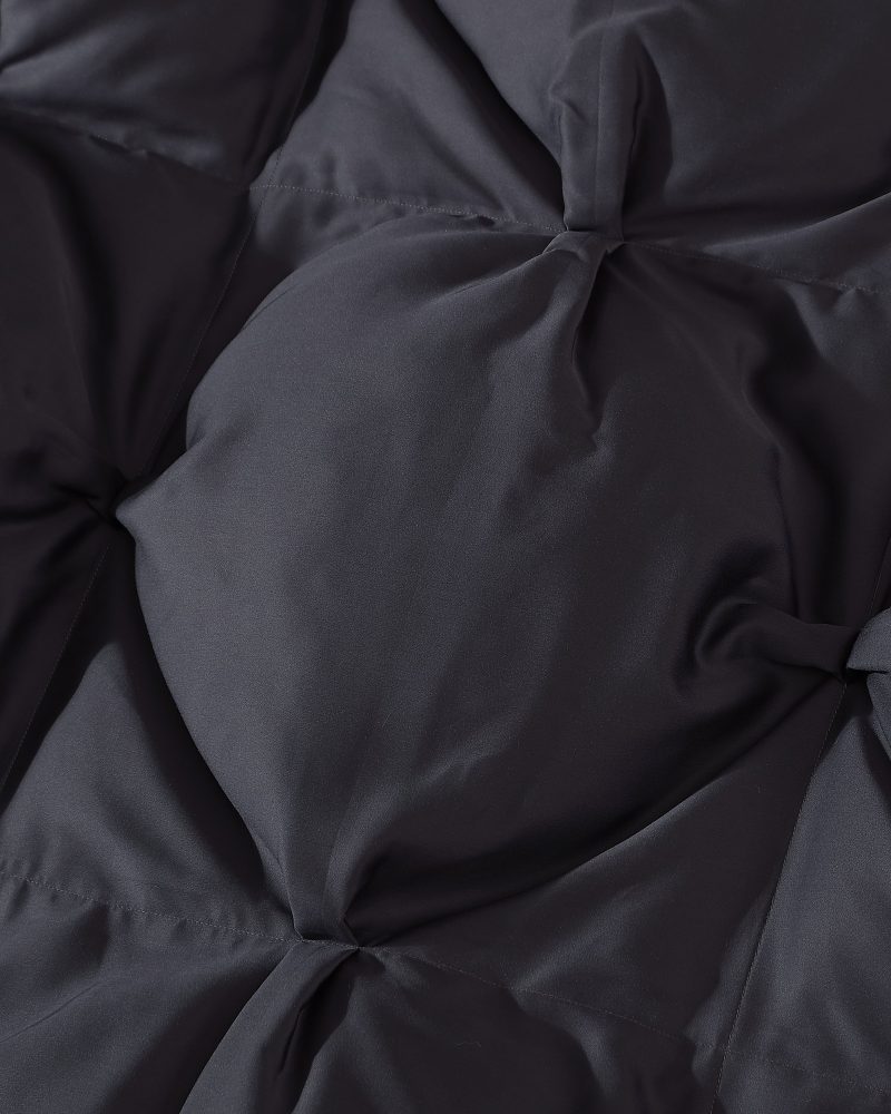 Sunday Citizen Premium Bamboo Bubble Comforter Coal 2