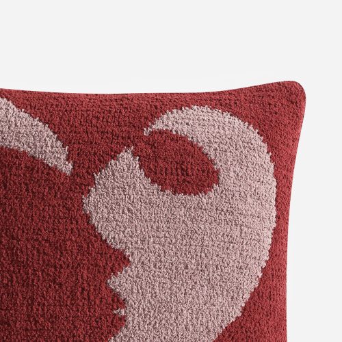 Sunday Citizen Snug Faces II Throw Pillow Pomegranate Rose 9