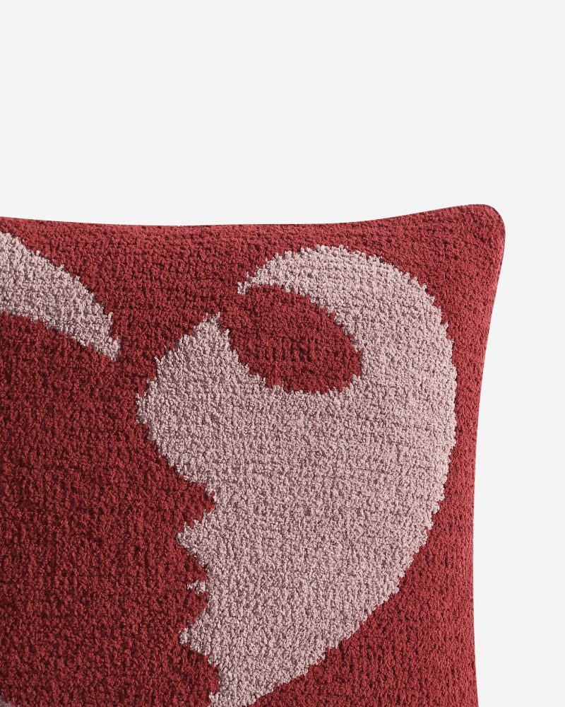 Sunday Citizen Snug Faces II Throw Pillow Pomegranate Rose 9