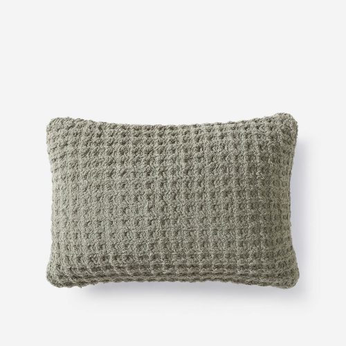 Sunday Citizen Snug Mini Waffle Pillow Boulder1