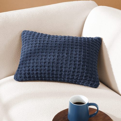 Sunday Citizen Snug Mini Waffle Pillow Midnight