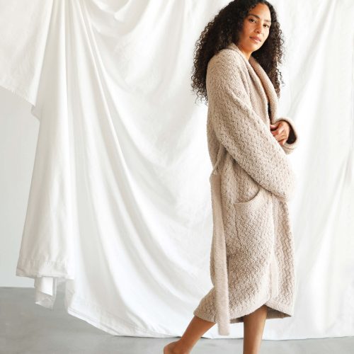 Sunday Citizen Snug Waffle Robe Taupe 2