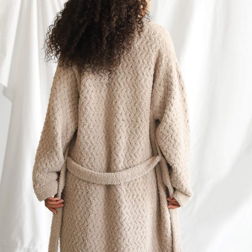 Sunday Citizen Snug Waffle Robe Taupe 3