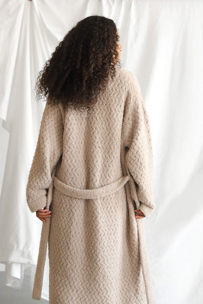 Sunday Citizen Snug Waffle Robe Taupe 3