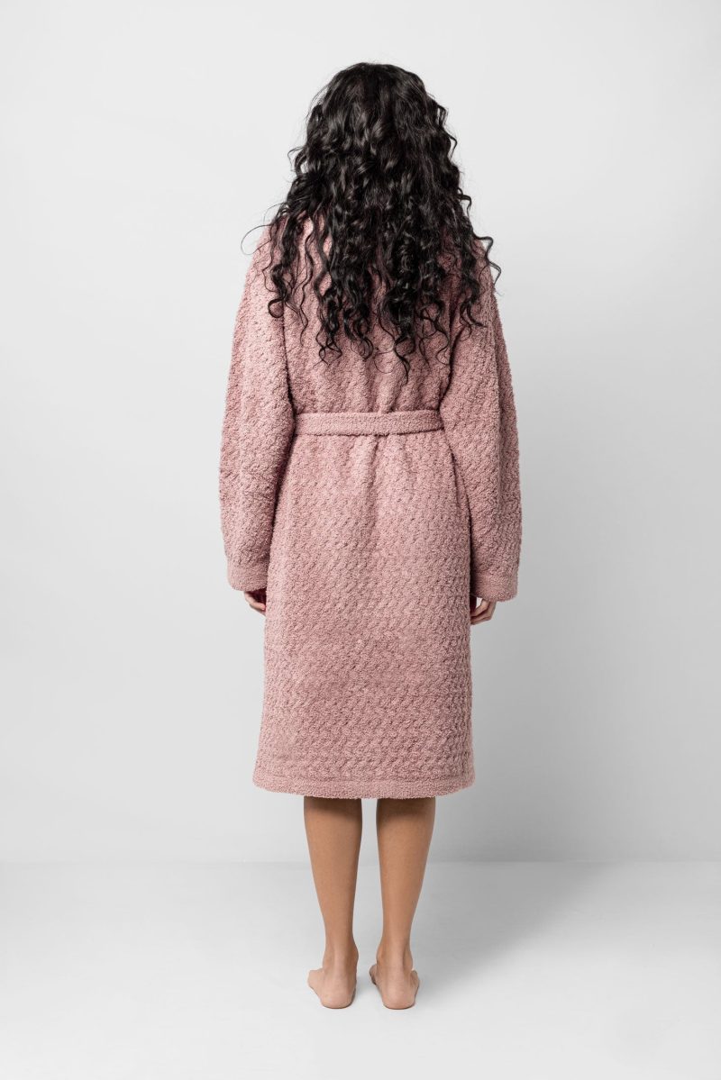 Sunday citizen Snug Waffle Robe Rose 2