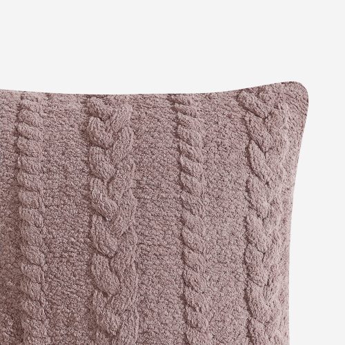 Sunday Citizen Braided Throw Pillow Rose 5