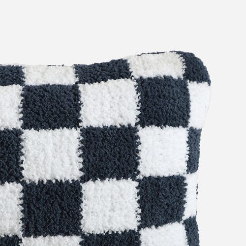 Sunday Citizen Checkerboard Snug Mini Pillow Midnight 1