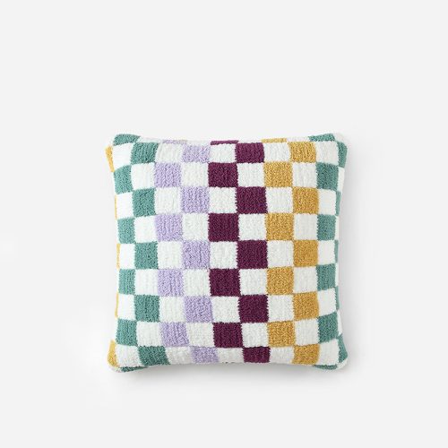 Sunday Citizen Checkerboard Snug Throw Pillow Multi