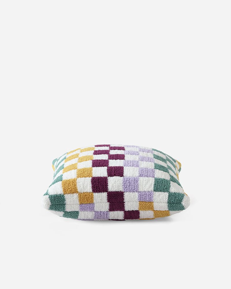 Sunday Citizen Checkerboard Snug Throw Pillow Multi 2