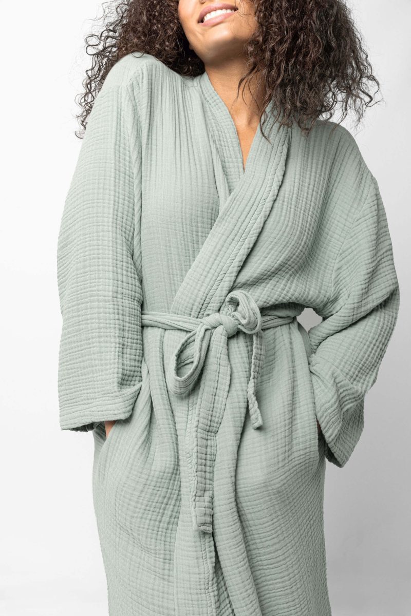 Sunday Citizen Muslin Cotton Kimono Jade 4