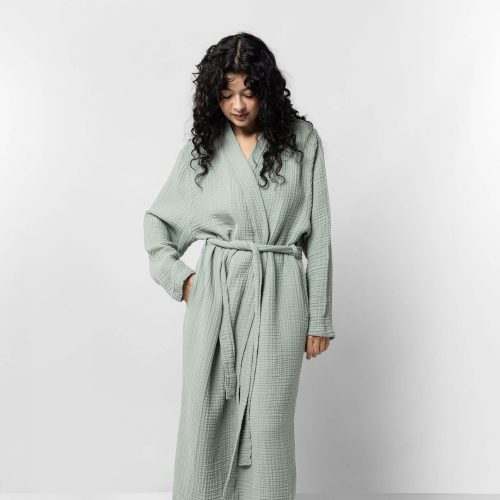 Sunday Citizen Muslin Cotton Kimono Jade 5