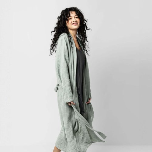 Sunday Citizen Muslin Cotton Kimono Jade 7