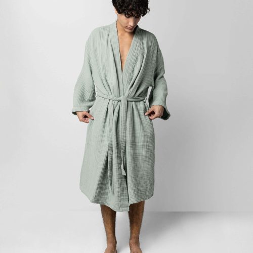 Sunday Citizen Muslin Cotton Kimono Jade 8