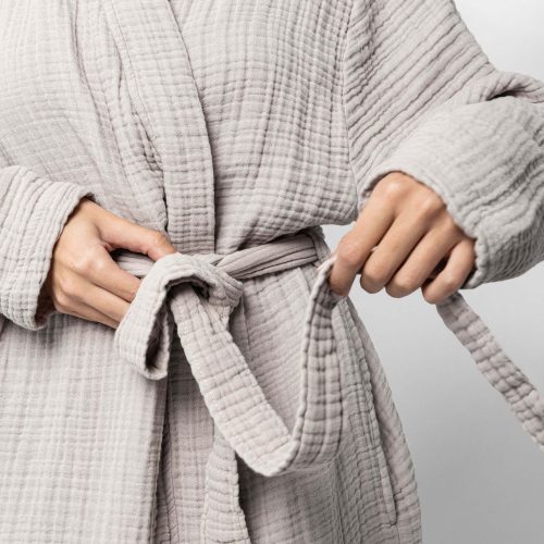 Sunday Citizen Muslin Cotton Kimono Taupe 3