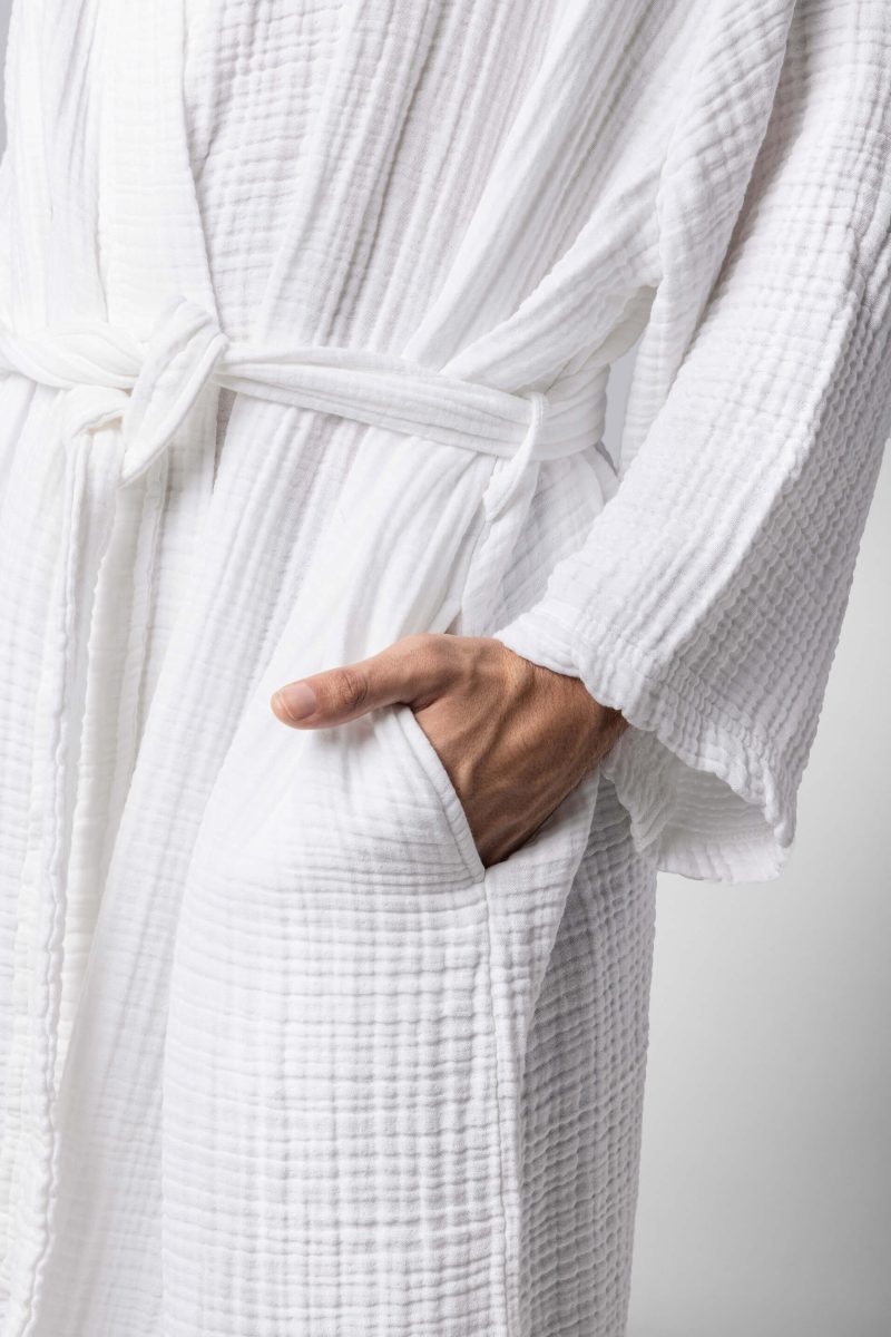 Sunday Citizen Muslin Cotton Kimono White 13