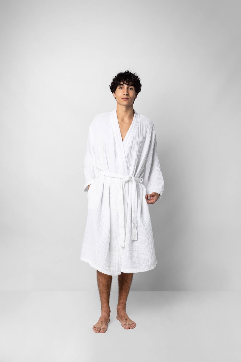 Sunday Citizen Muslin Cotton Kimono White 4