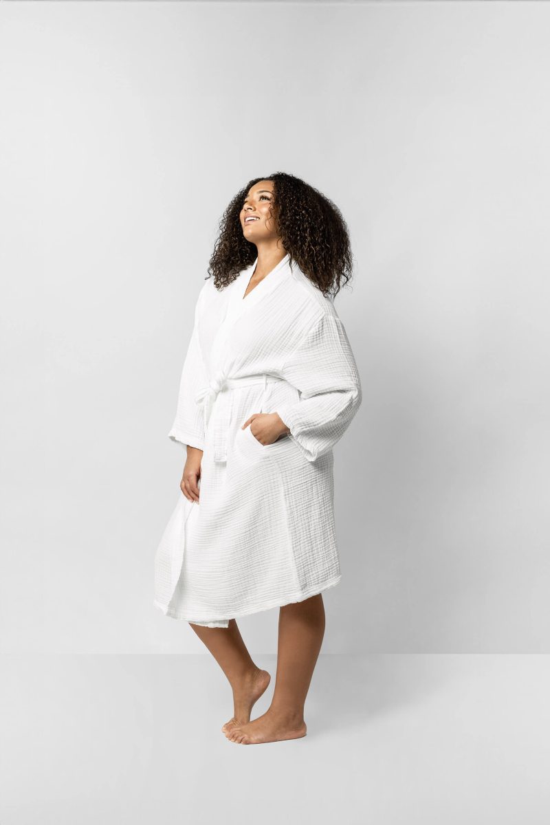 Sunday Citizen Muslin Cotton Kimono White 7