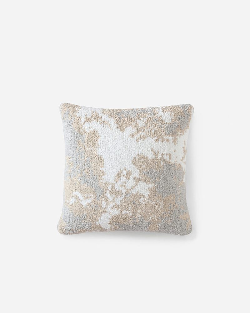 Sunday Citizen Pixel Throw Pillow Tan Camo