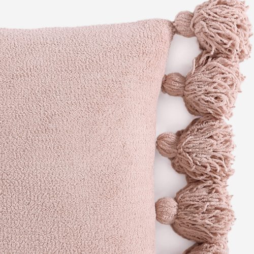 Sunday Citizen Pom Pom Pillow Rusty Rose 2