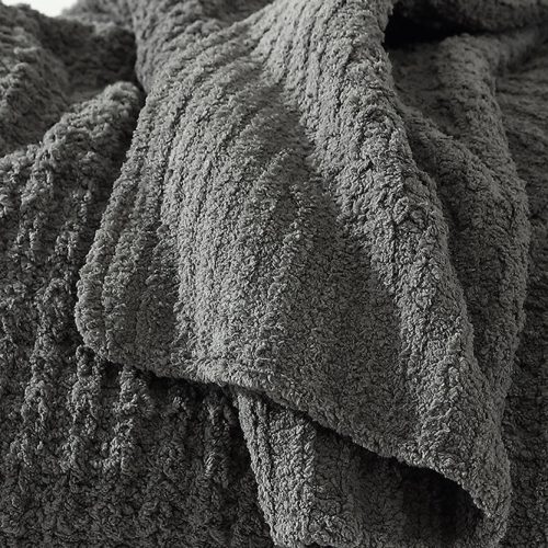 Sunday Citizen Snug Waffle Throw Granite 1