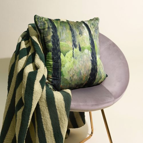 Sunday Citizen Sunset Soiree Snug Throw Pillow Olive 03