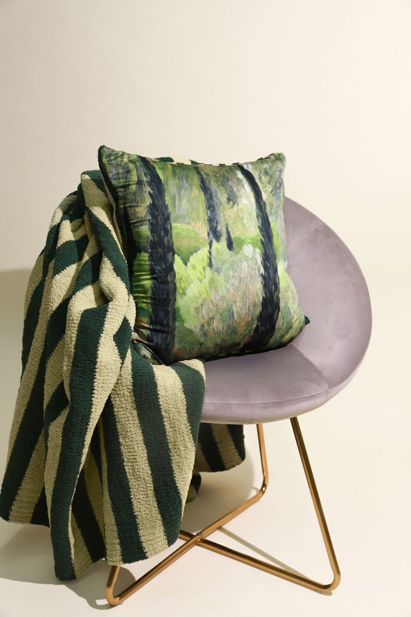 Sunday Citizen Sunset Soiree Snug Throw Pillow Olive 03