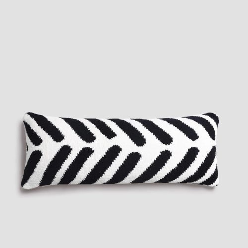 Tulum Lumbar Pillow Black 1