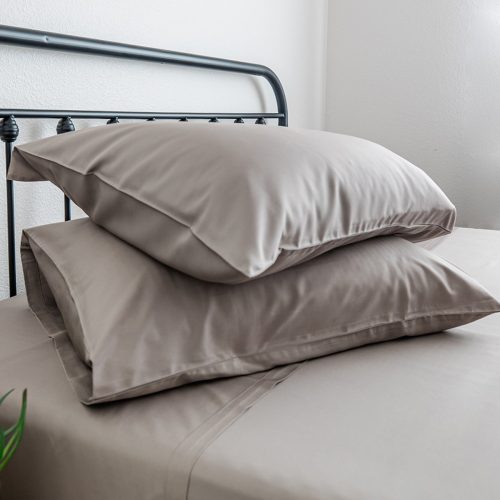 Twill Bamboo Pillowcase Set Driftwood