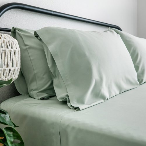 Twill Bamboo Pillowcase Set Jade