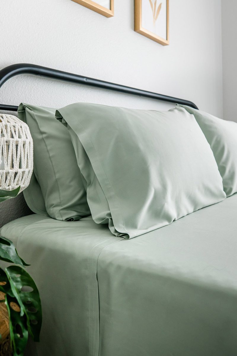 Twill Bamboo Pillowcase Set Jade