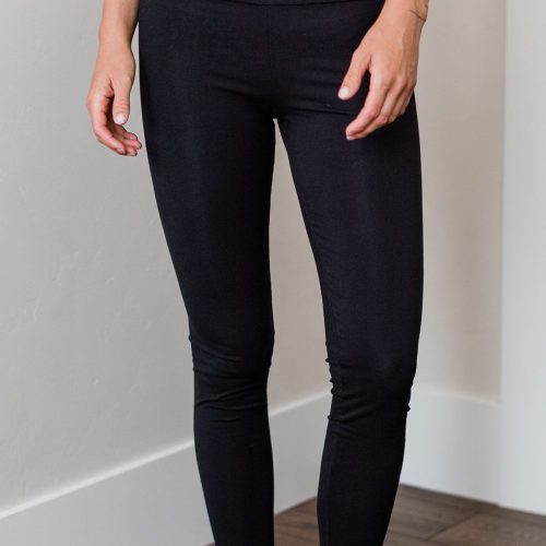 YALA BREILYN HIGH WAISTED BAMBOO LEGGING BLACK