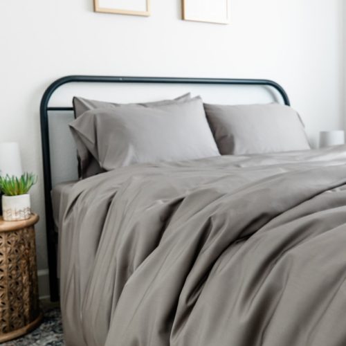 YALA Twill Bamboo Comforter Cover Driftwood