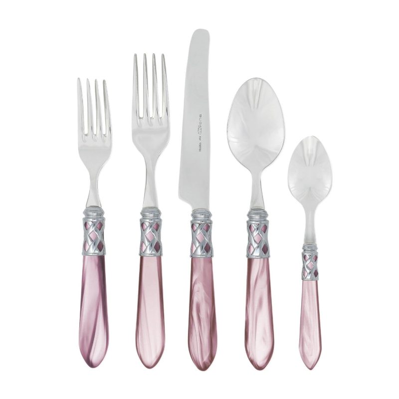 aladdin brilliant five piece place setting lilac