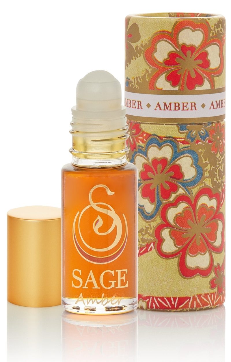 amber gemstone perfume oil roll on by sage 423520