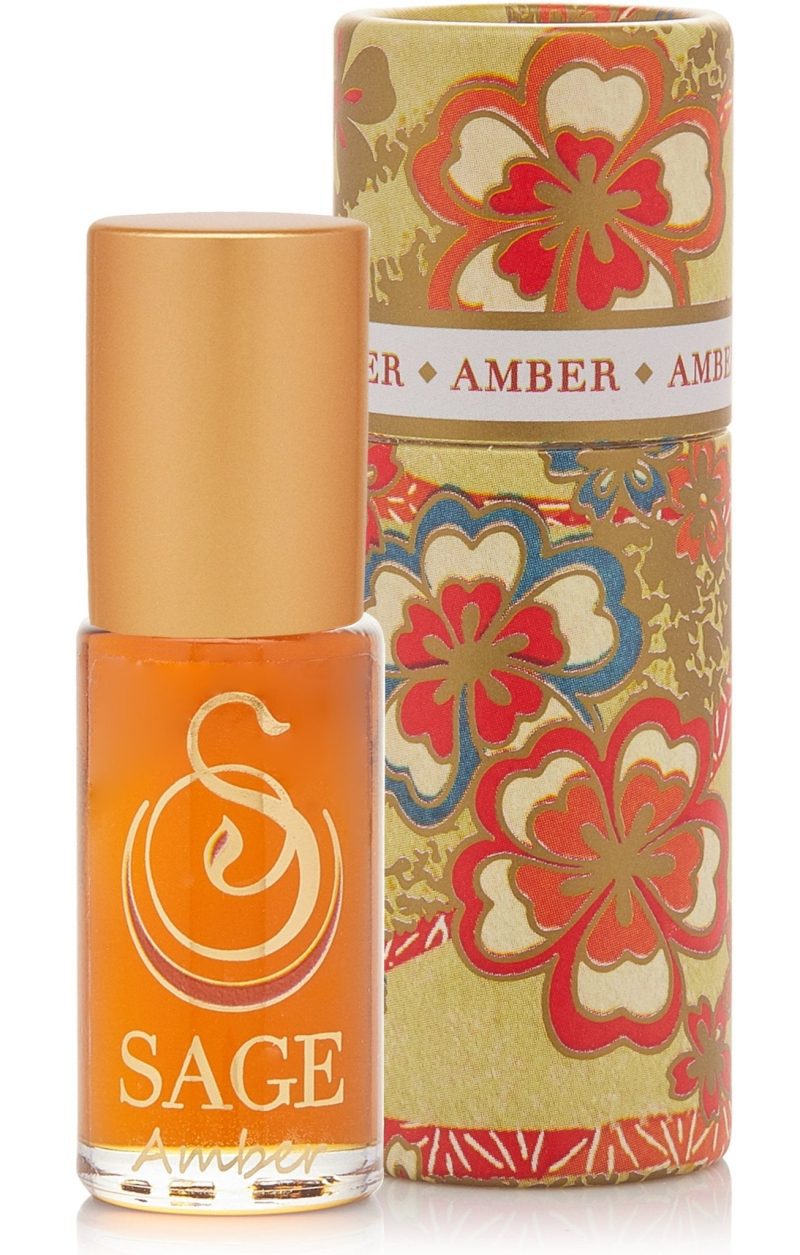 amber gemstone perfume oil roll on by sage 472034