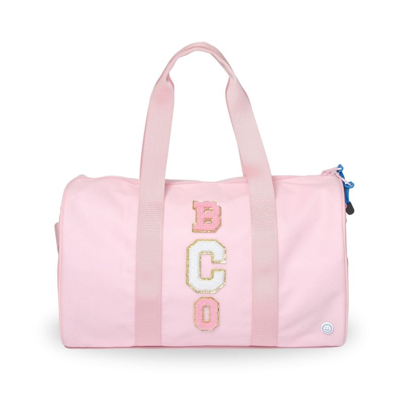 becco duffle pink front patches2