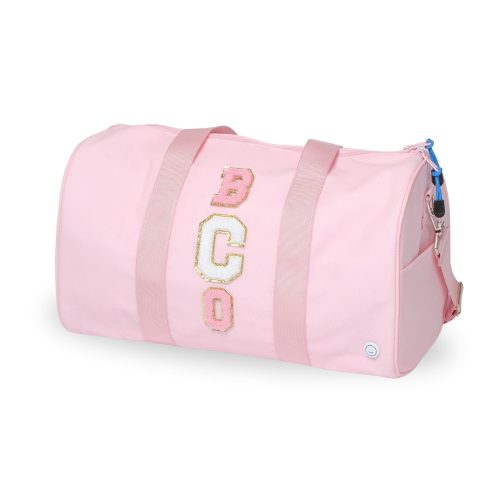 becco duffle pink quarter patches