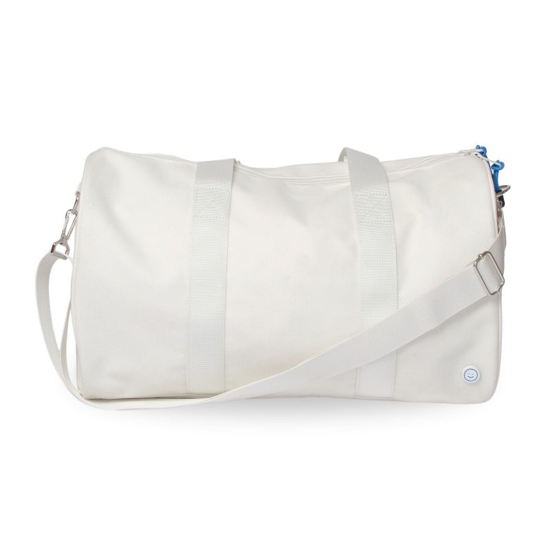 becco duffle white front blank