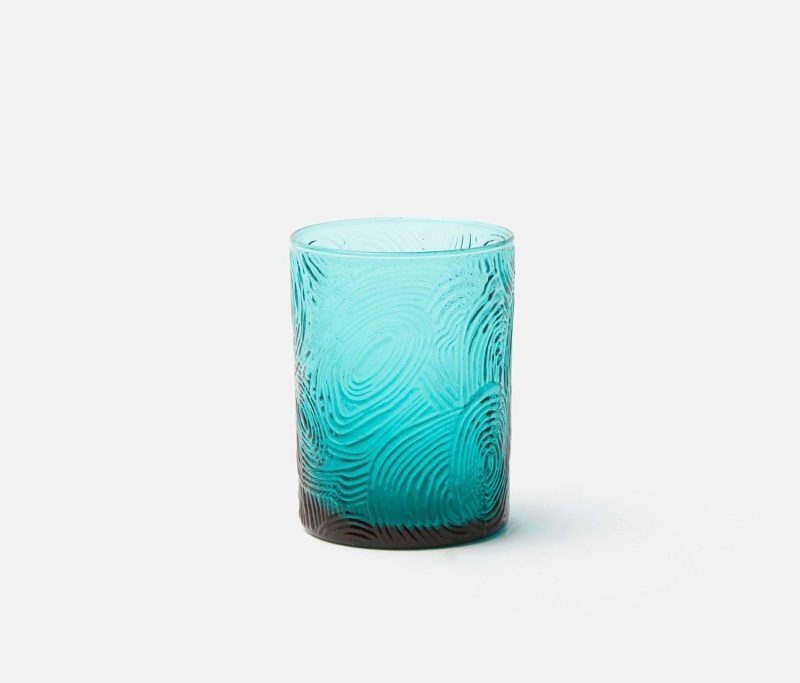 Blue Pheasant Alyse Aqua Glassware