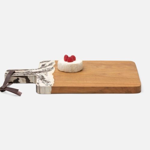 blue pheasant austin brown swirled serving board 6