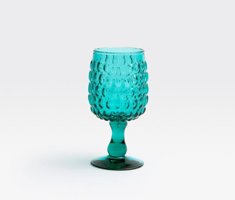 Blue Pheasant Claire Teal Glassware - Lavender Fields