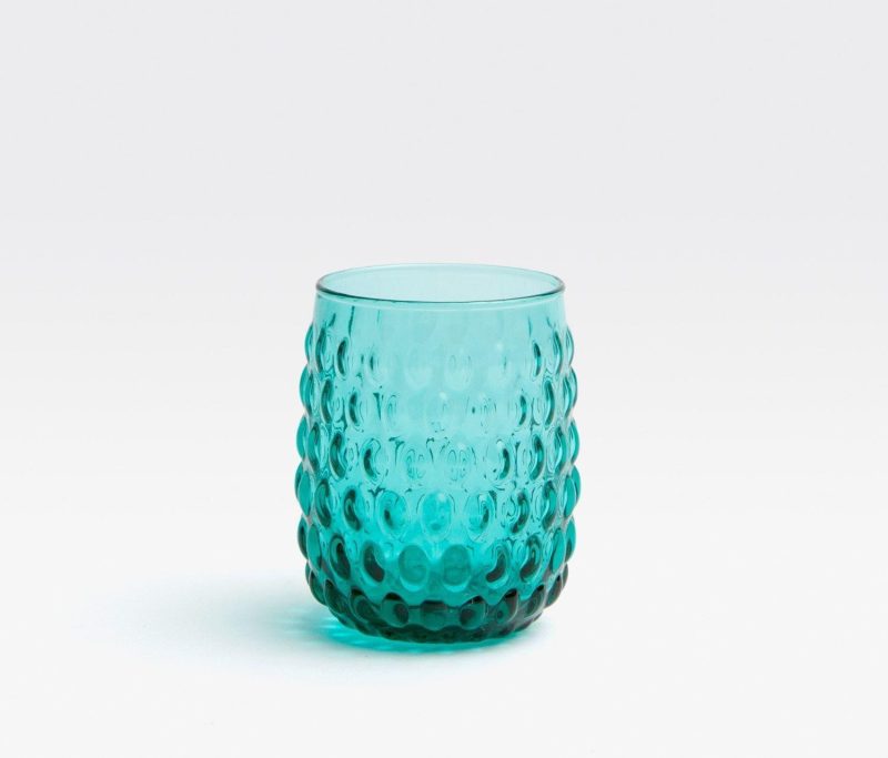 Blue Pheasant Claire Teal Glassware - Lavender Fields