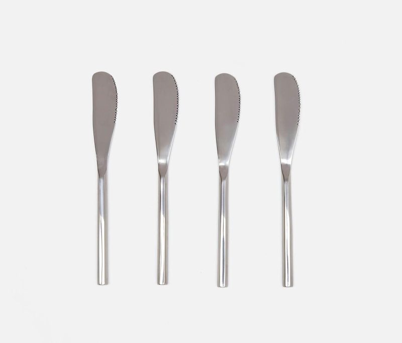 blue pheasant gwen polished silver spreaders 2